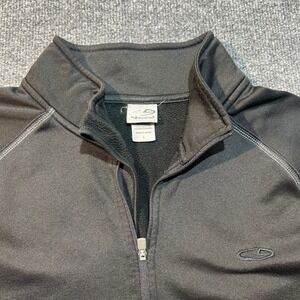 C9 by Champion Mens Athletic Black Quarter Zip Fleece Pullover Leisure Large